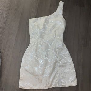 White cocktail dress